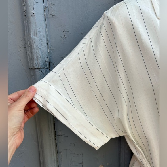 Gentle Fawn belted verticle stripe dress, size M - Picture 8 of 15